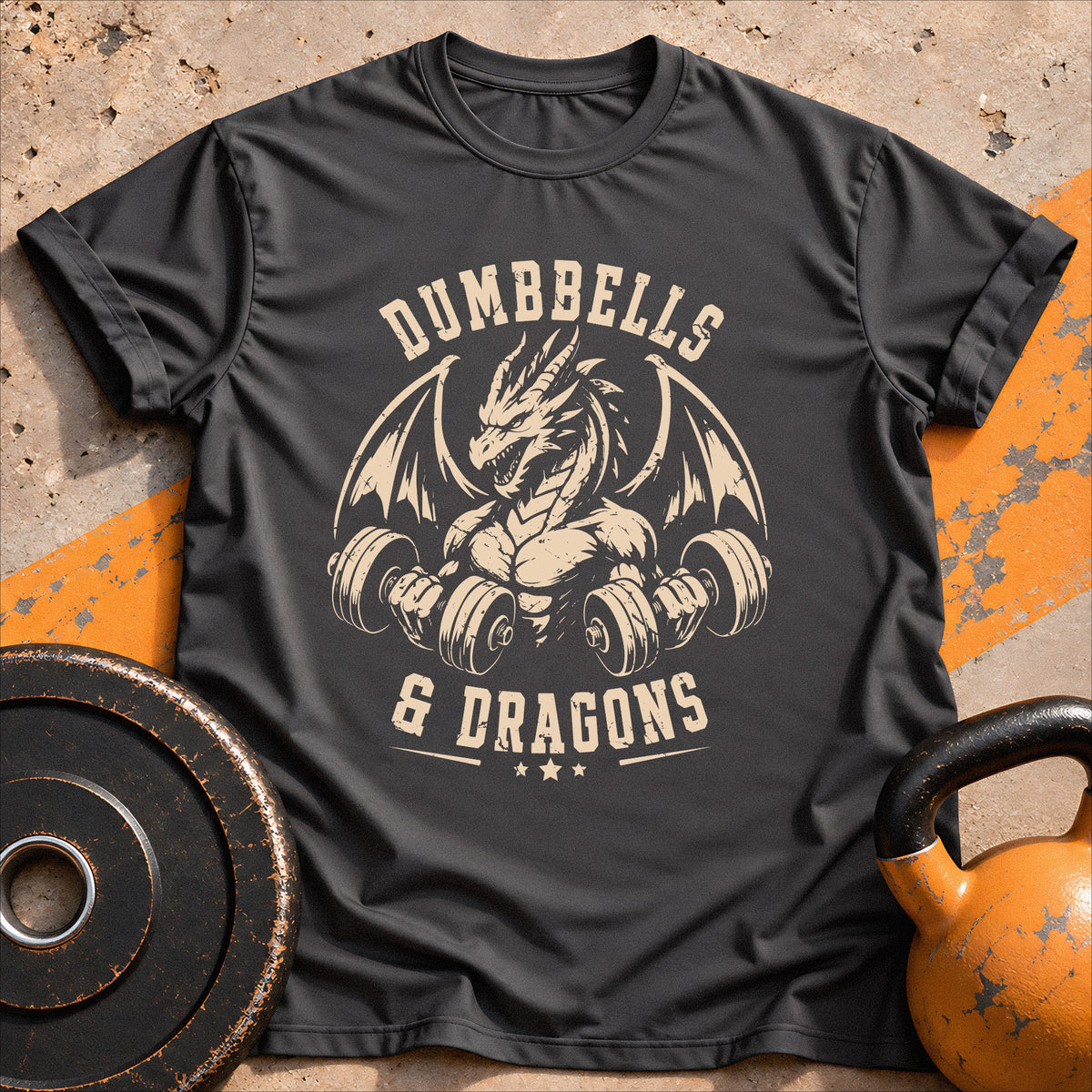 Dumbbells & Dragons T-shirt