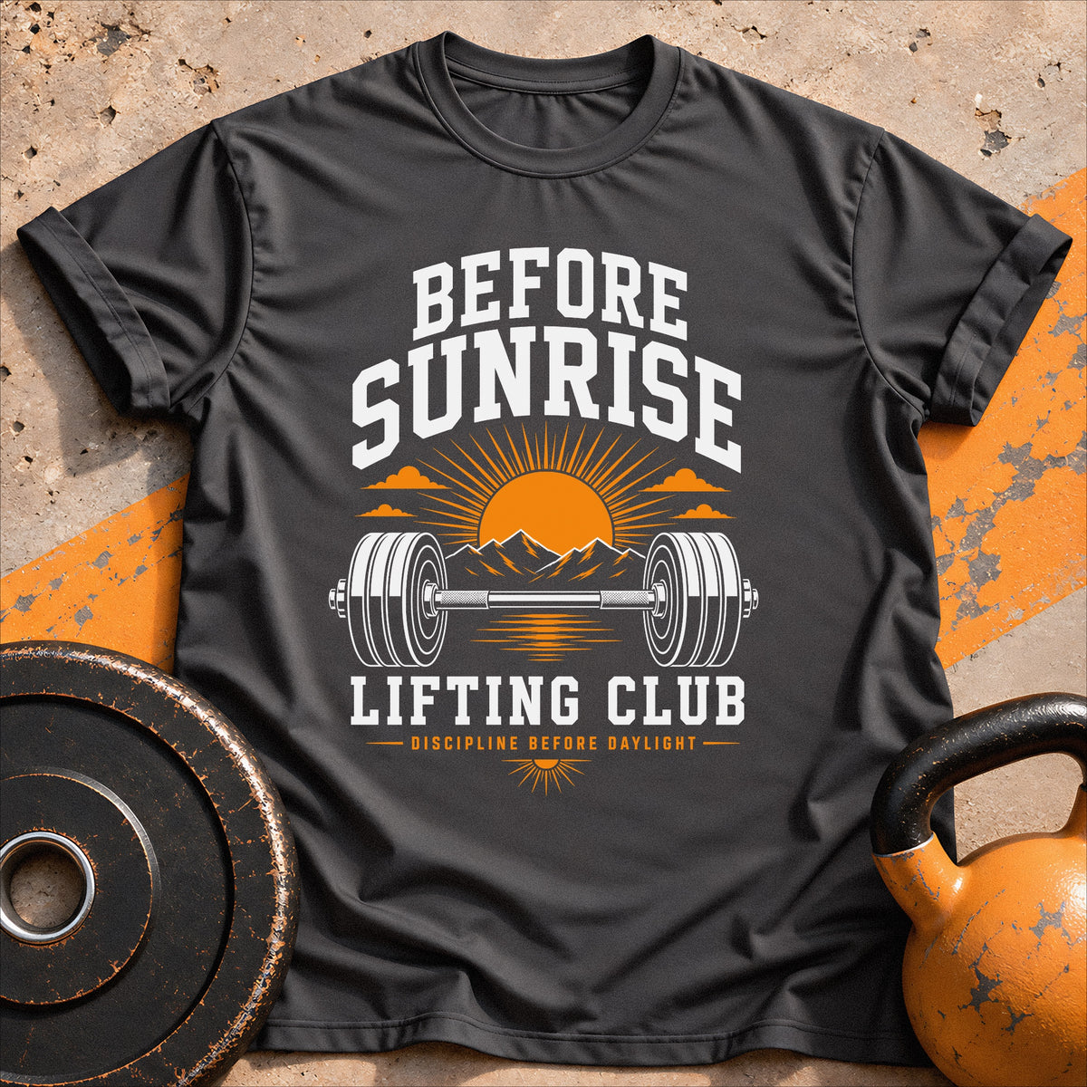 Before Sunrise Lifting Club T-shirt