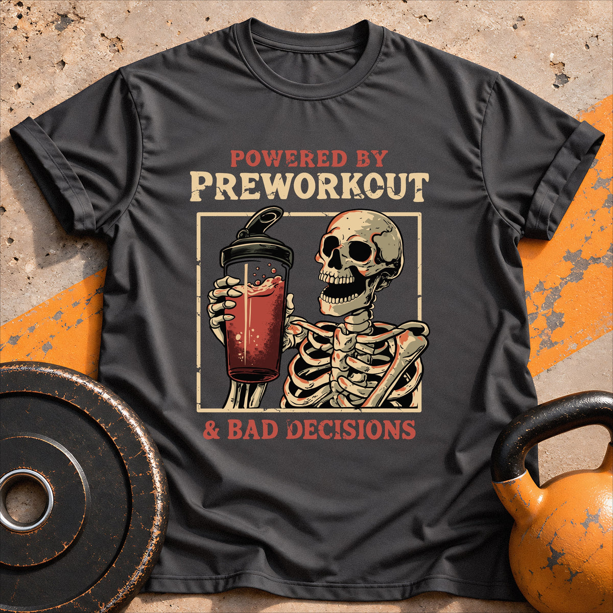 Powered By Preworkout & T-shirt