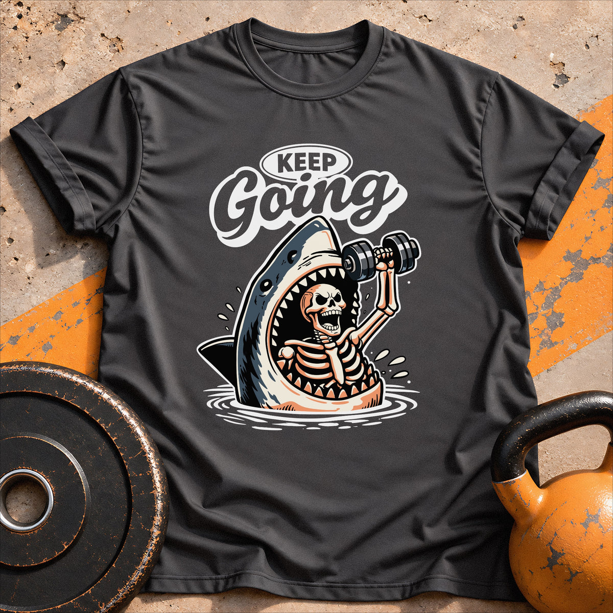 Keep Going Shark T-shirt