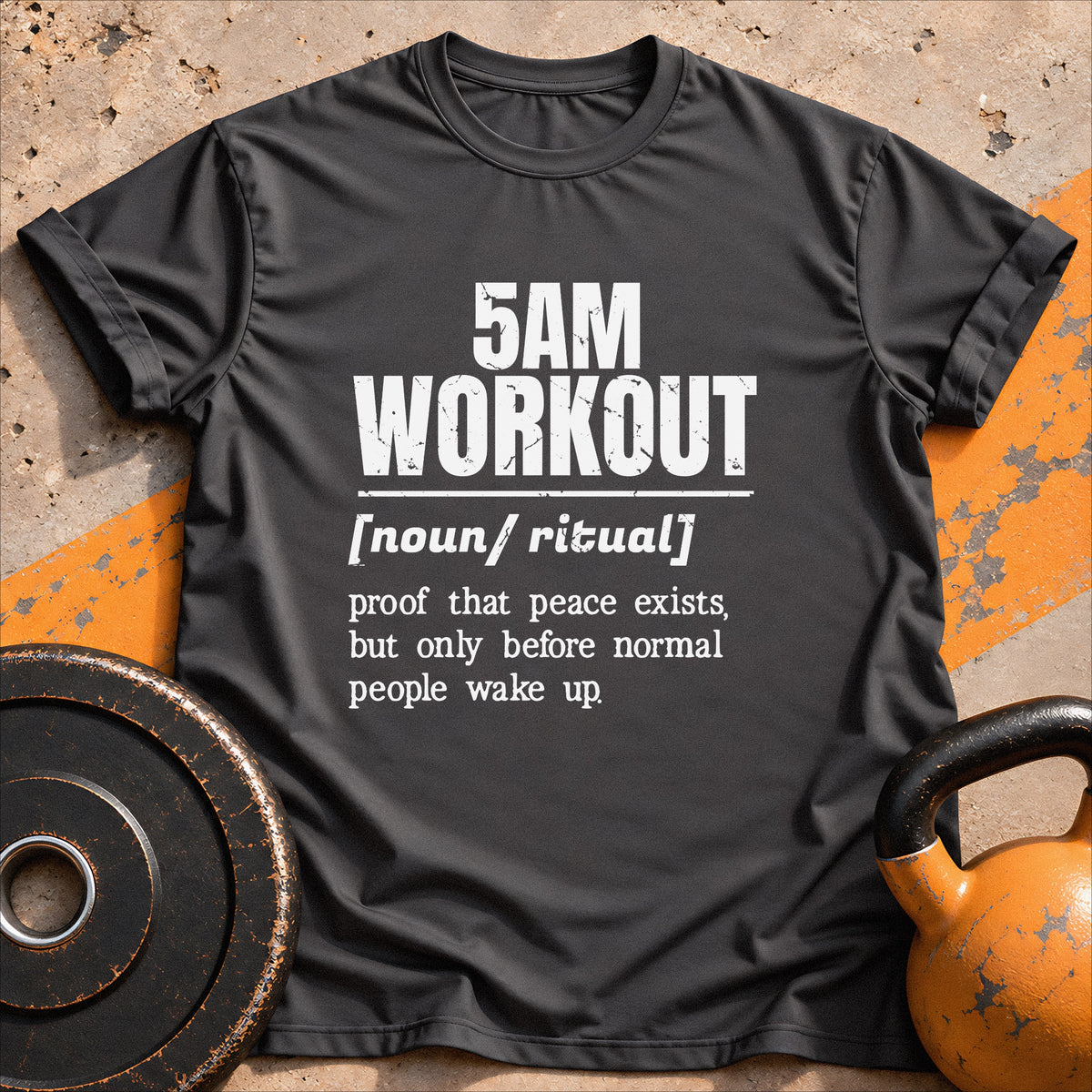 5AM Workout Vocabulary T-shirt