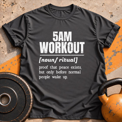 5AM Workout Vocabulary T-shirt