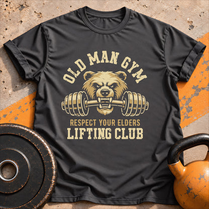 Old Man Gym Bear T-shirt