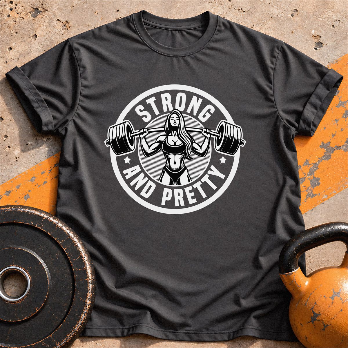 Strong And Pretty Gym T-Shirt
