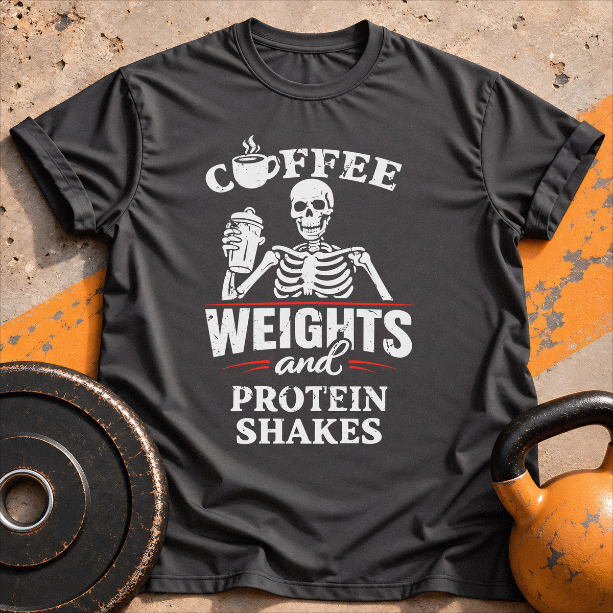 Coffee Weights Protein T-shirt