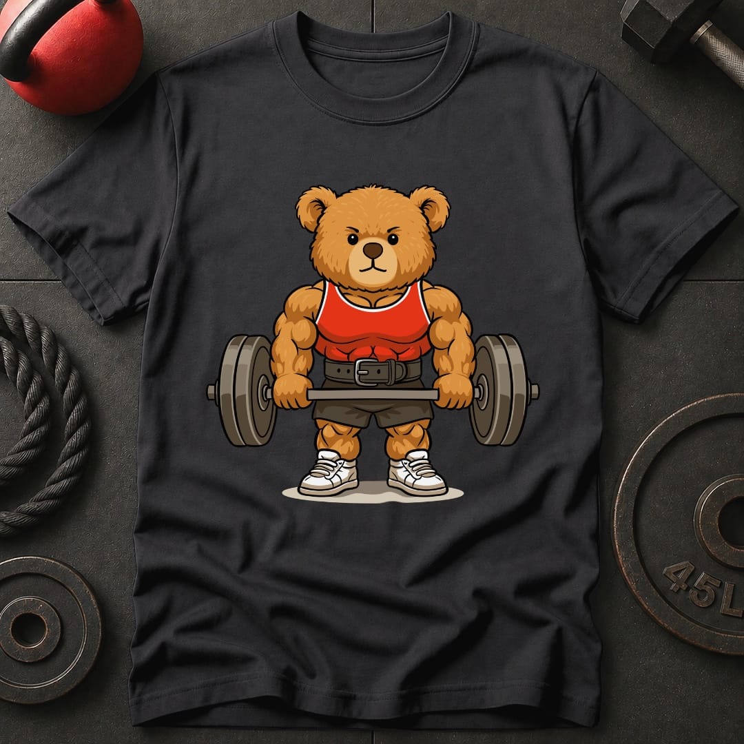 Teddy Bear Lifting Gym T-Shirt