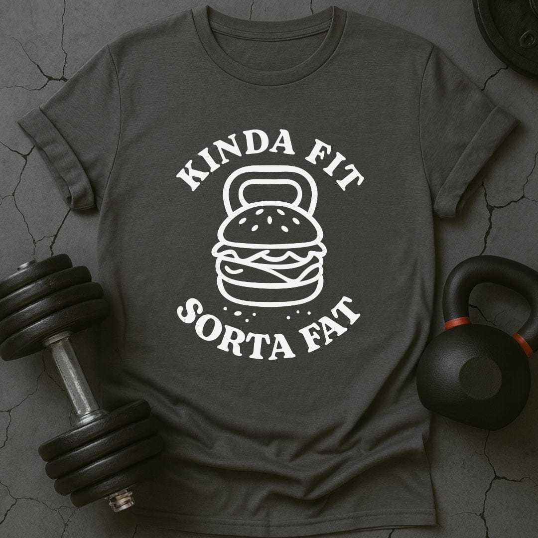 Kinda Fit Sorta Fat Hamburger Gym T-Shirt