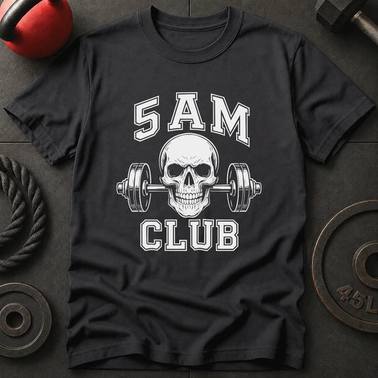 5 AM Club Skull Gym T-Shirt