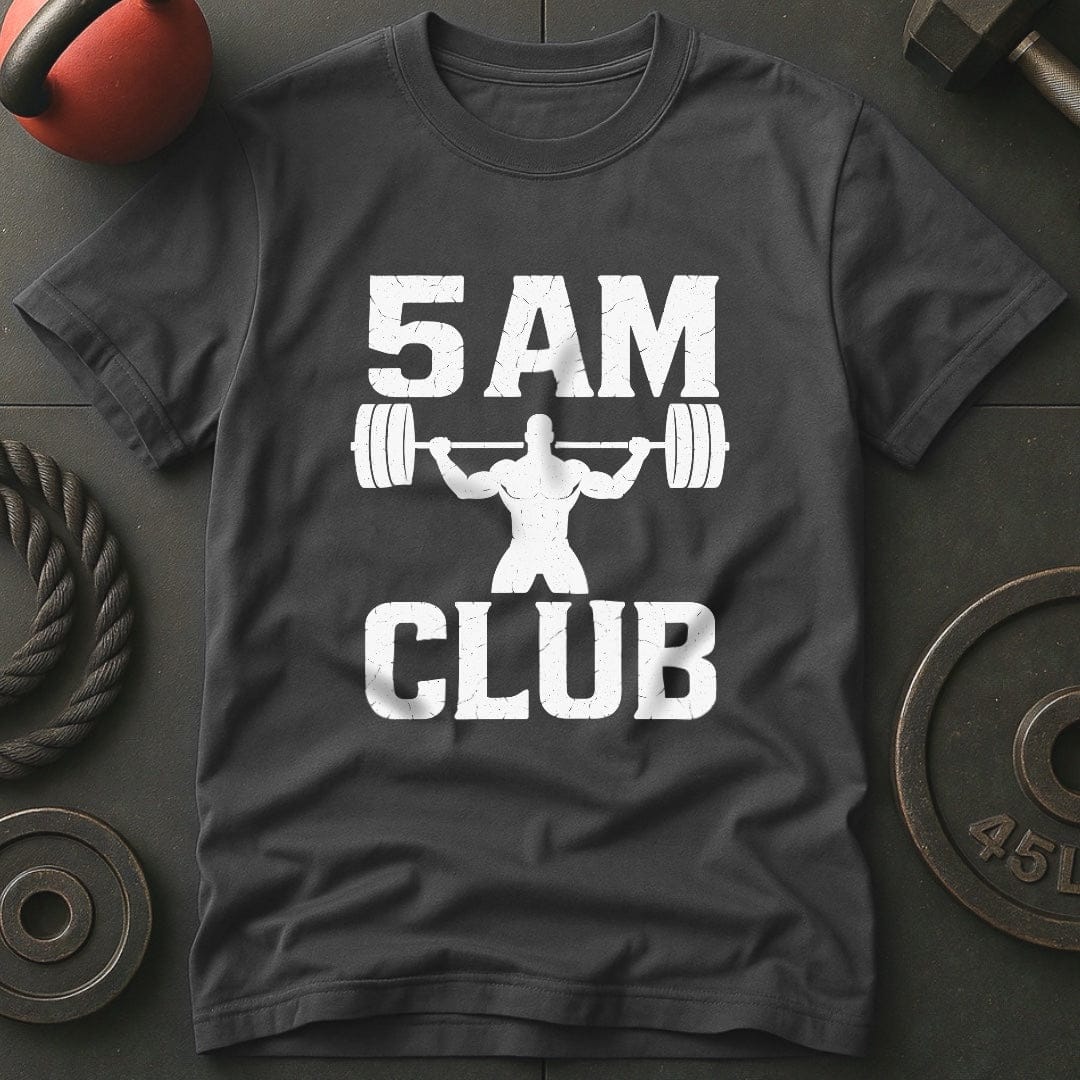 5 AM Club Weightlifting Gym T-Shirt