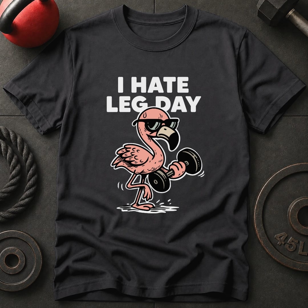 I Hate Leg Day Gym T-Shirt