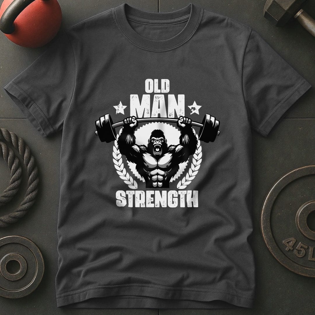 Old Man Strength Gorilla T-Shirt