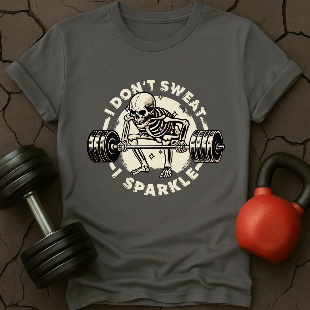 I Don't Sweat I Sparkle Skeleton T-Shirt