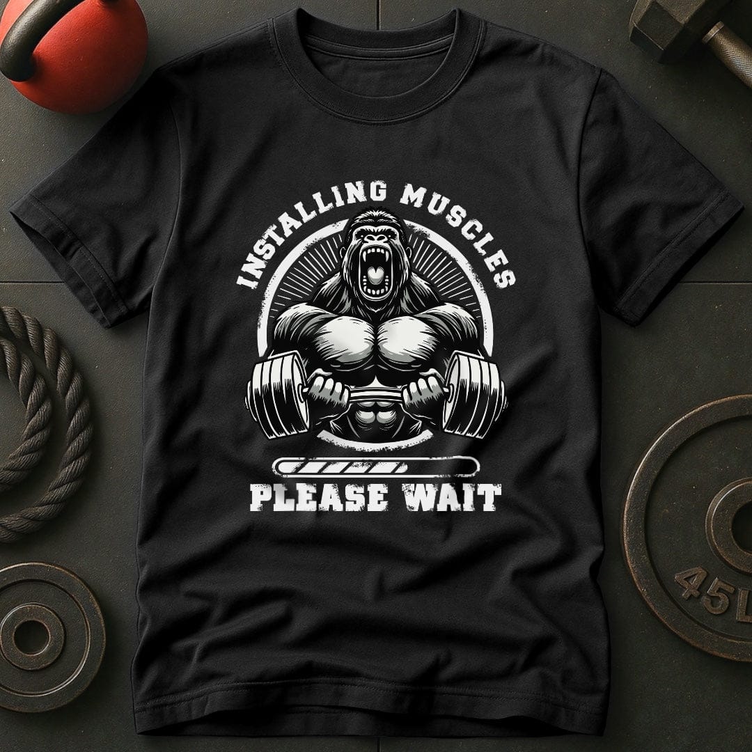 Installing Muscles Gorilla T-Shirt