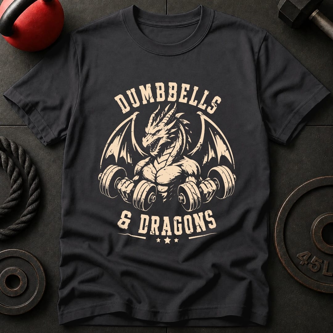 Dumbbells & Dragons T-shirt