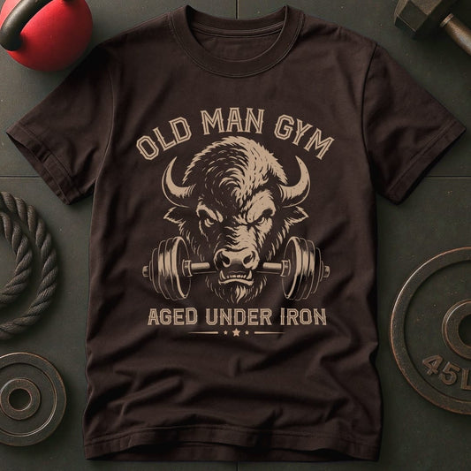 Old Man Gym Bison T-shirt