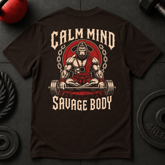 Calm Mind Savage Body T-shirt