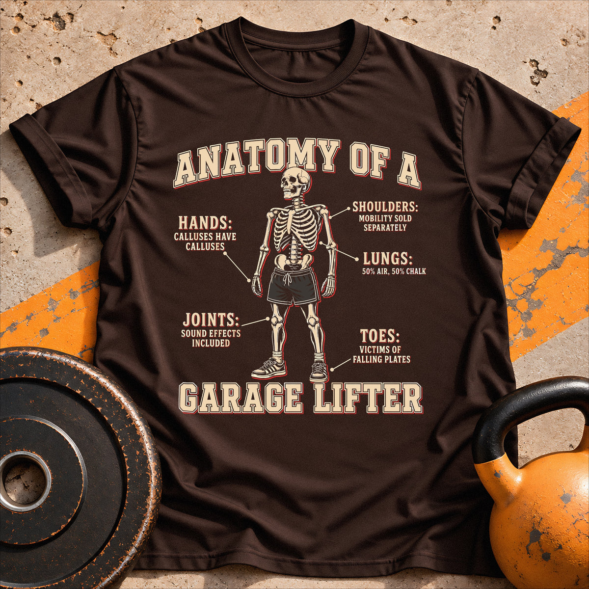 Garage Lifter Anatomy T-shirt