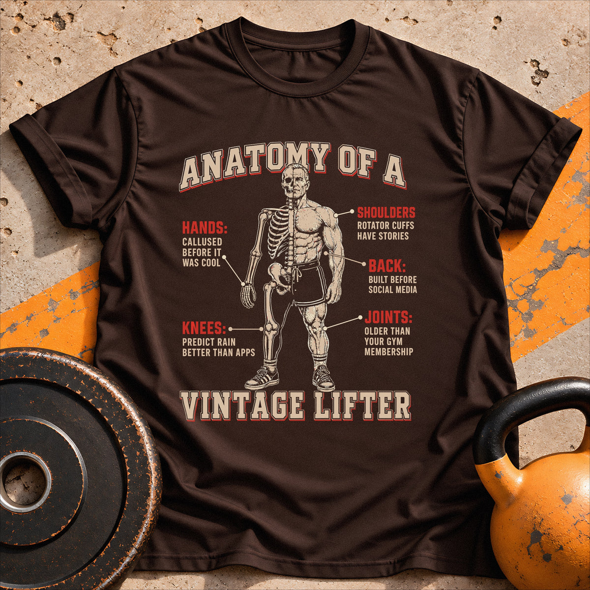 Vintage Lifter Anatomy T-shirt