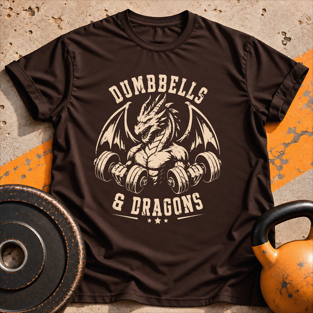 Dumbbells & Dragons T-shirt