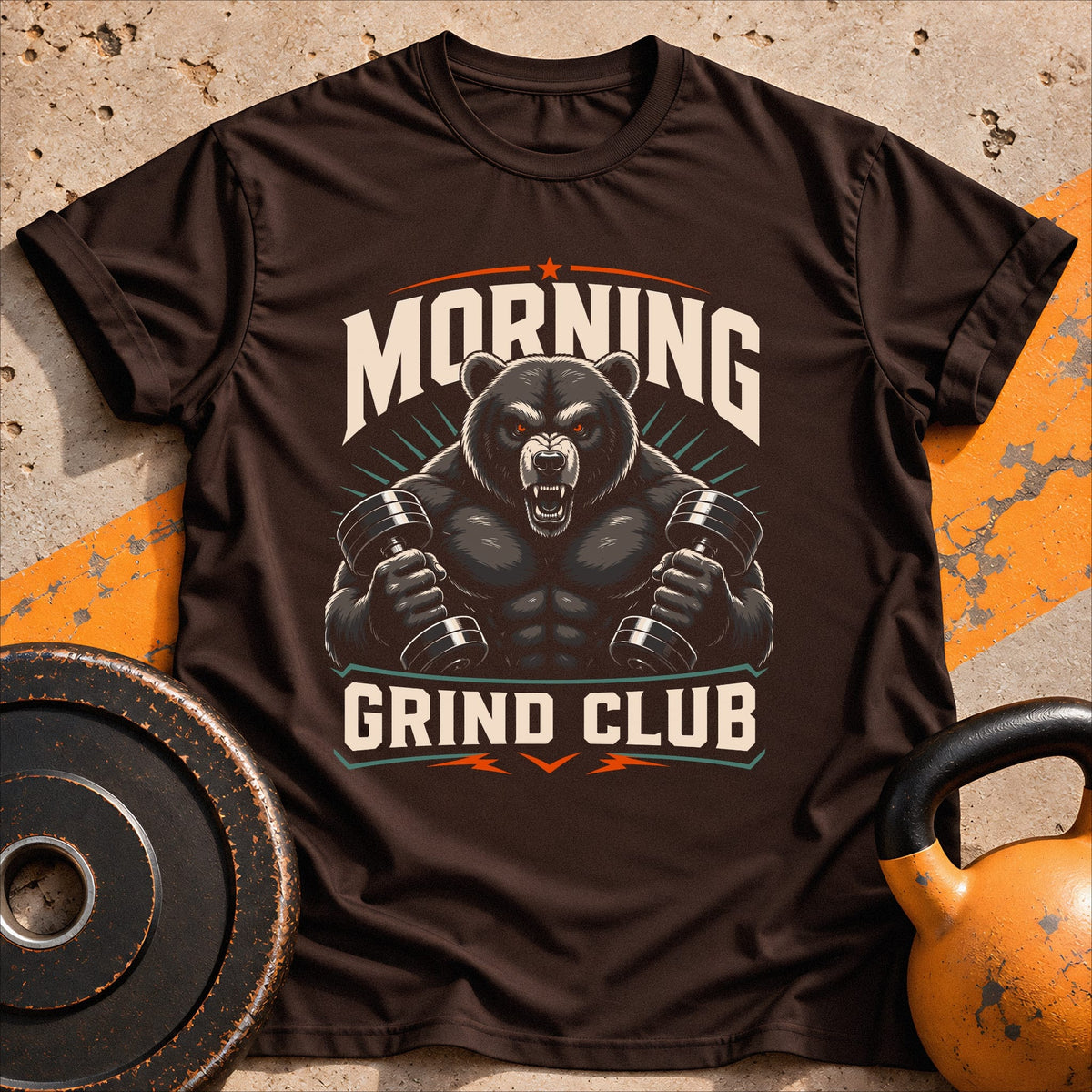 Morning Grind Club Bear T-shirt