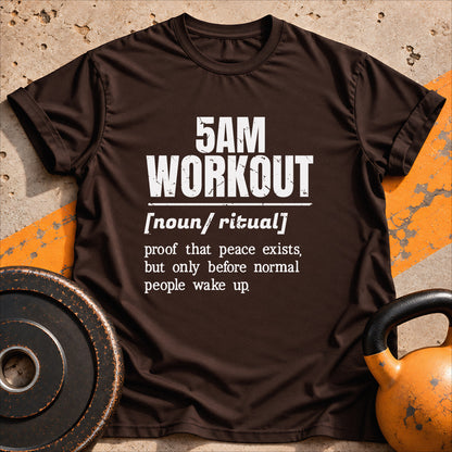 5AM Workout Vocabulary T-shirt