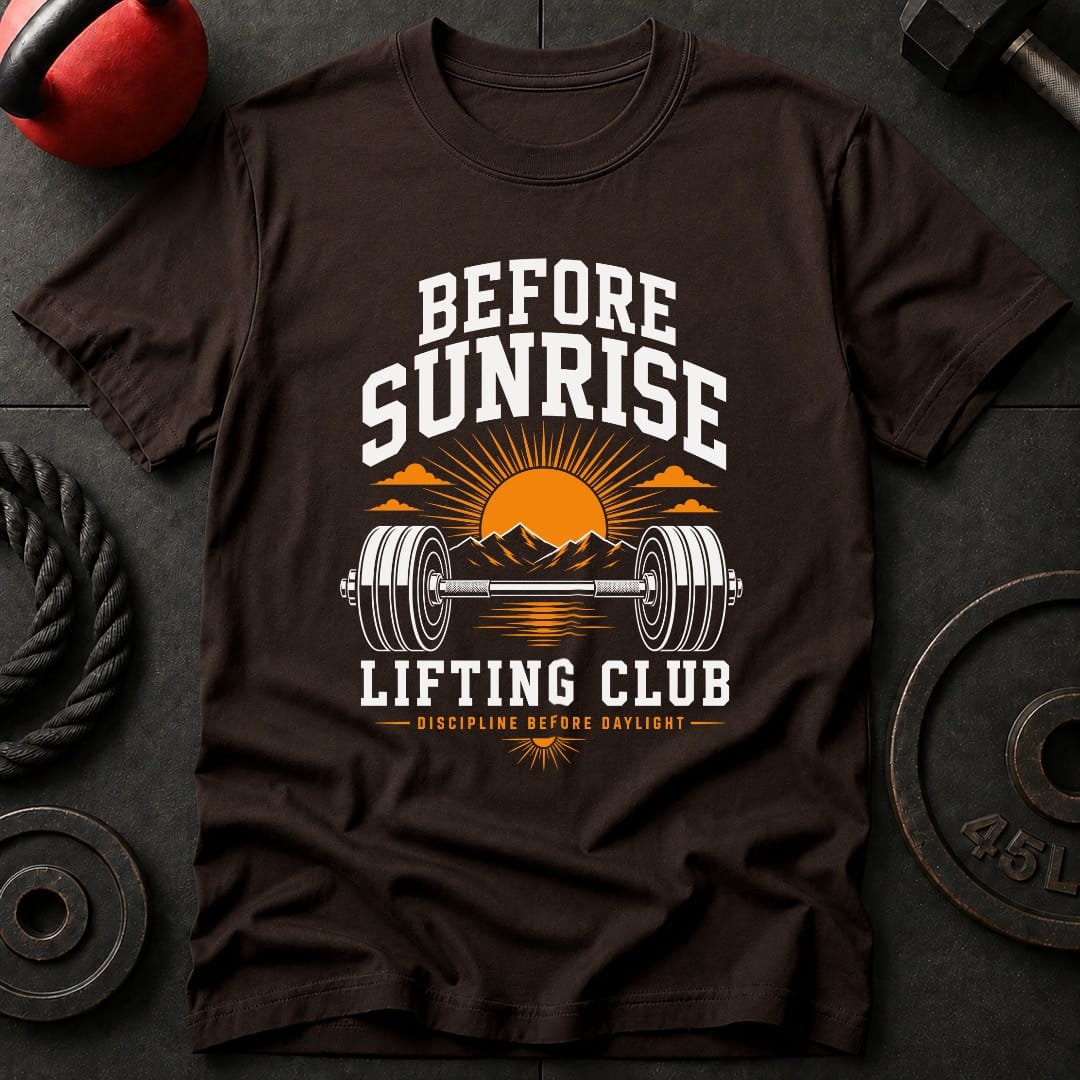Before Sunrise Lifting Club T-shirt