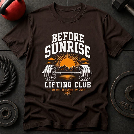 Before Sunrise Lifting Club T-shirt