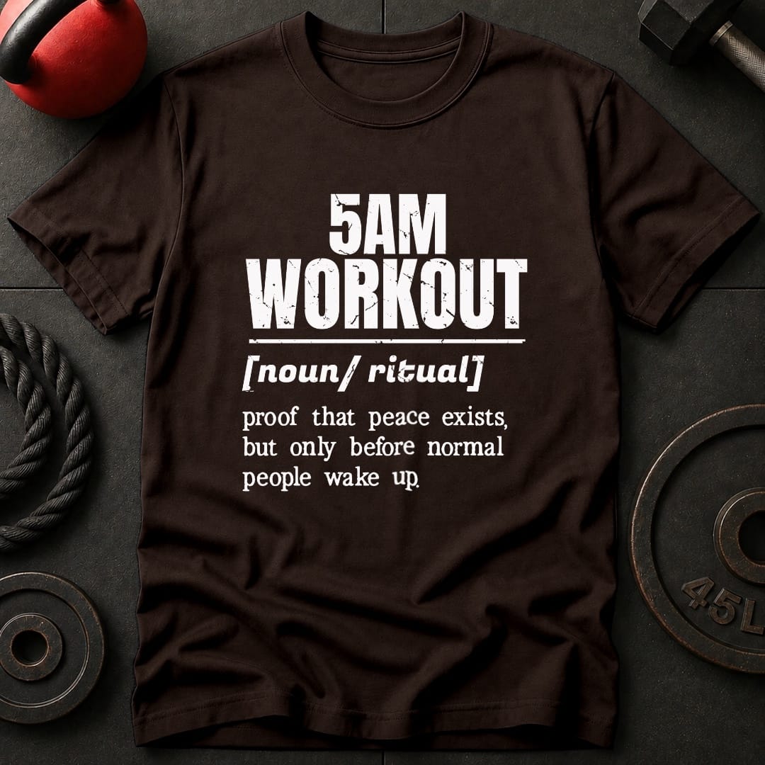 5AM Workout Vocabulary T-shirt