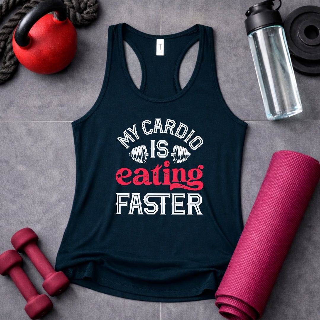 My Cardio Is Eating Faster Women's Tank