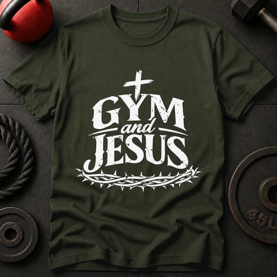 Gym And Jesus T-shirt