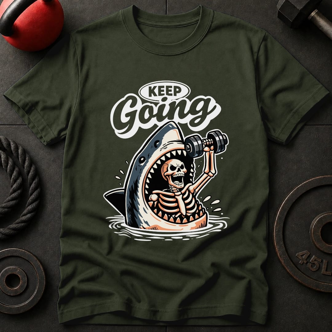 Keep Going Shark T-shirt