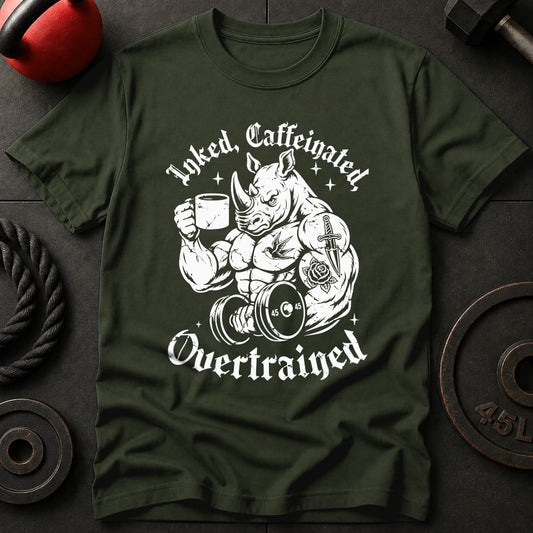 Inked, Caffeinated, Overtrained T-shirt