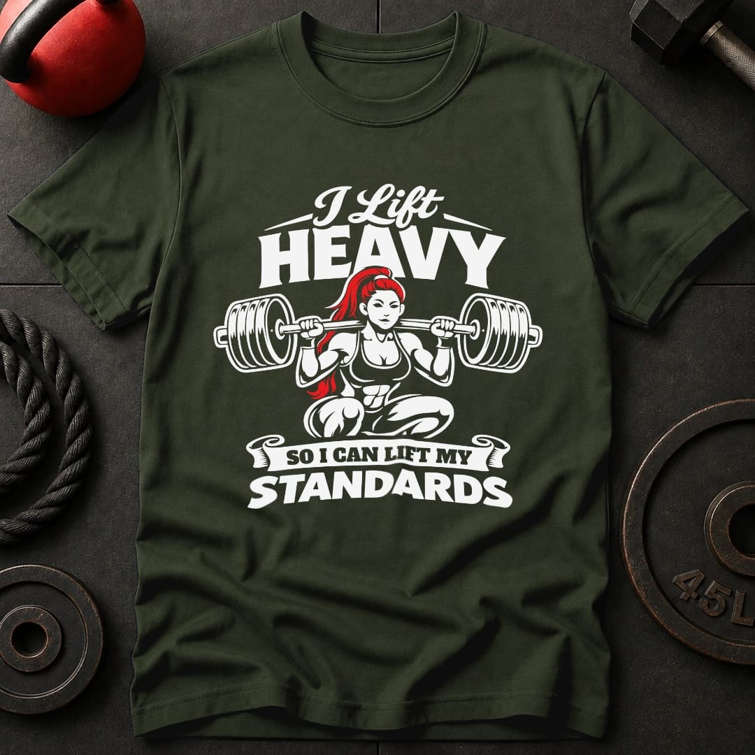 I Lift Heavy So I Can T-shirt
