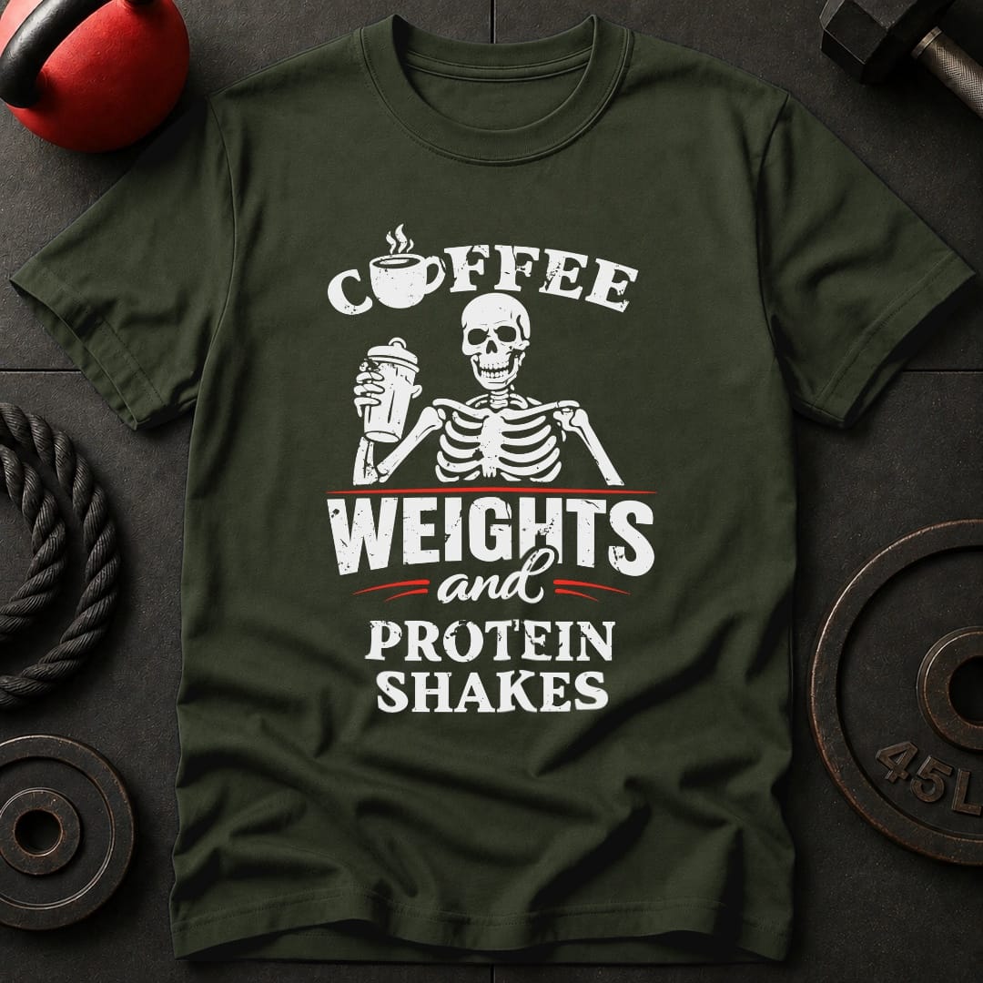 Coffee Weights Protein T-shirt