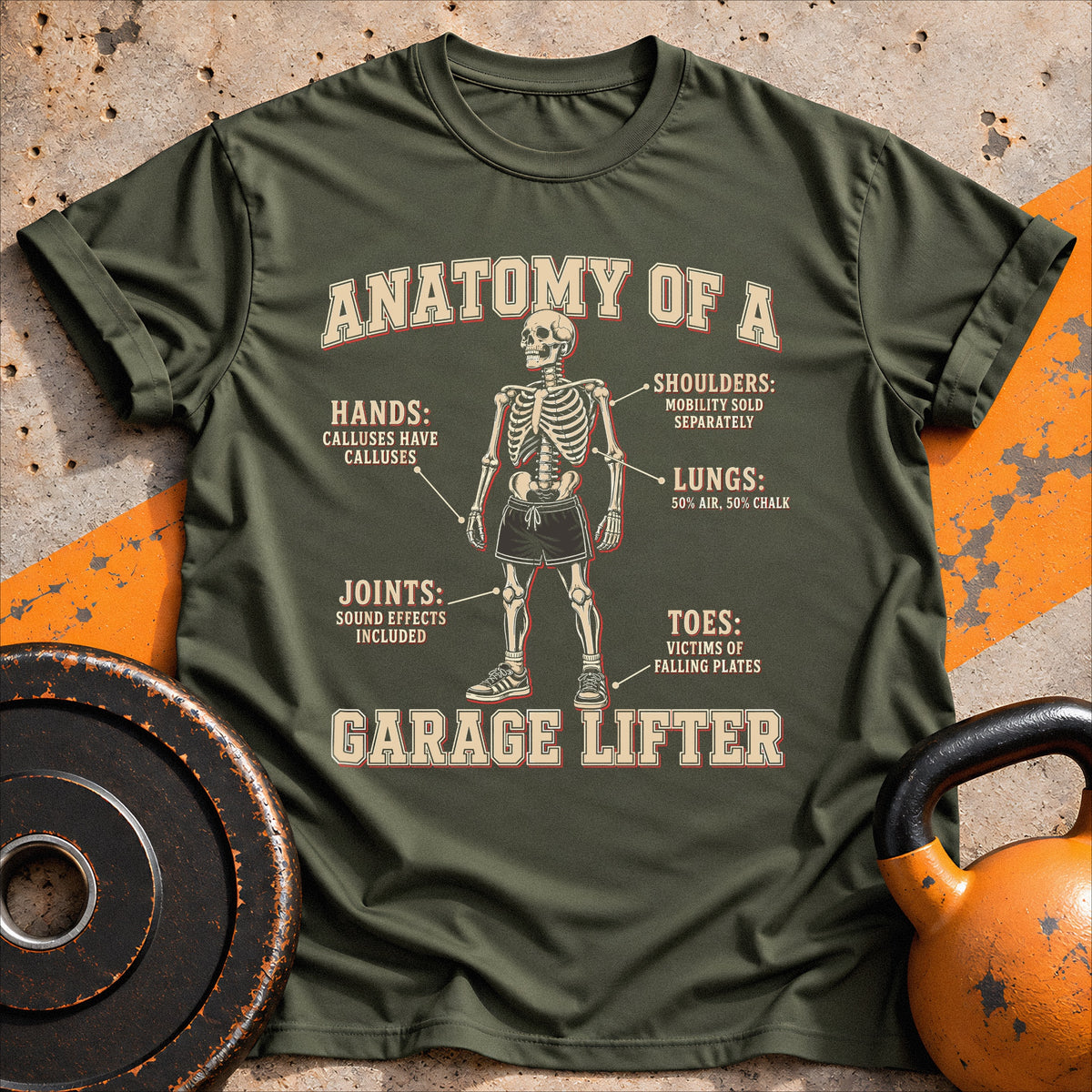 Garage Lifter Anatomy T-shirt