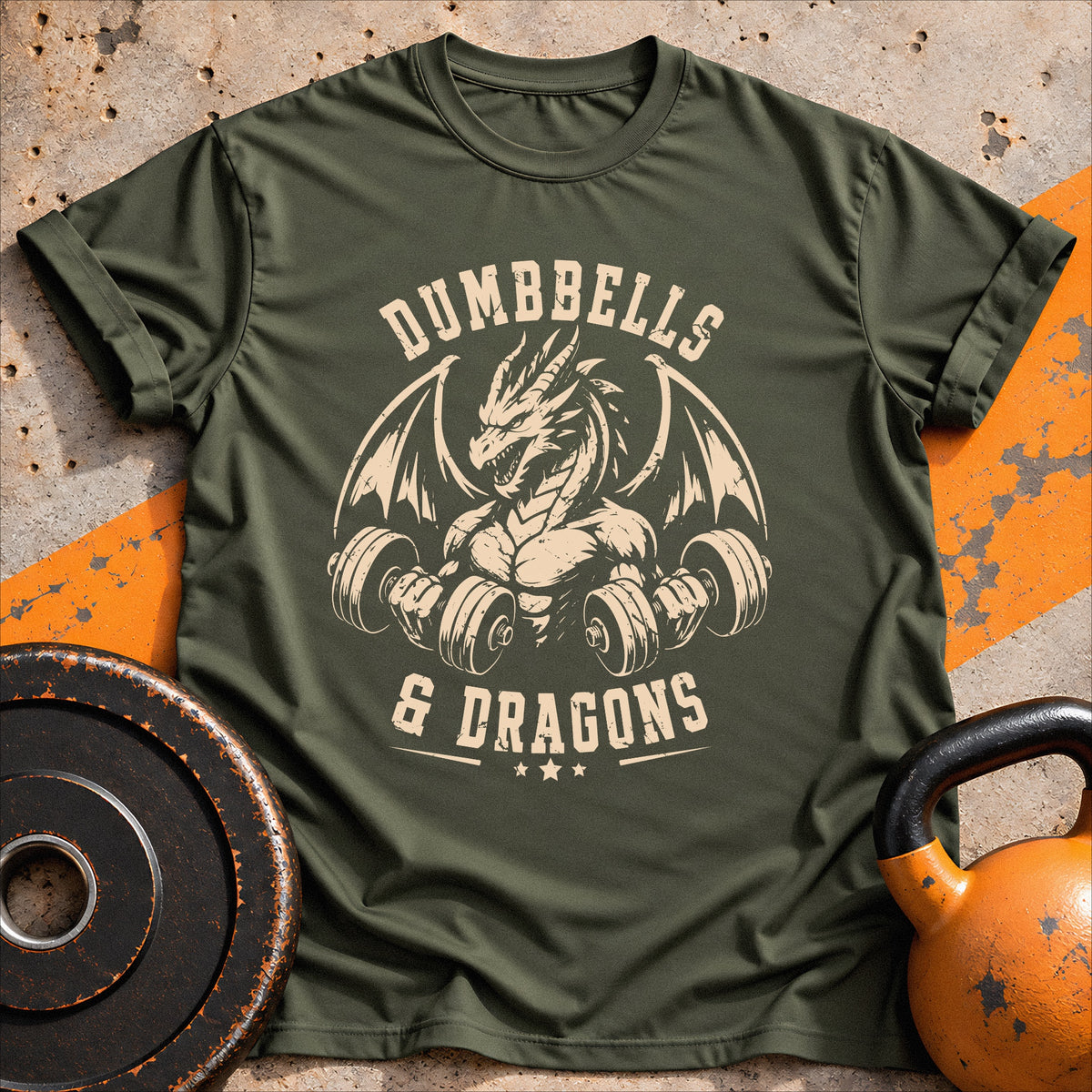 Dumbbells & Dragons T-shirt