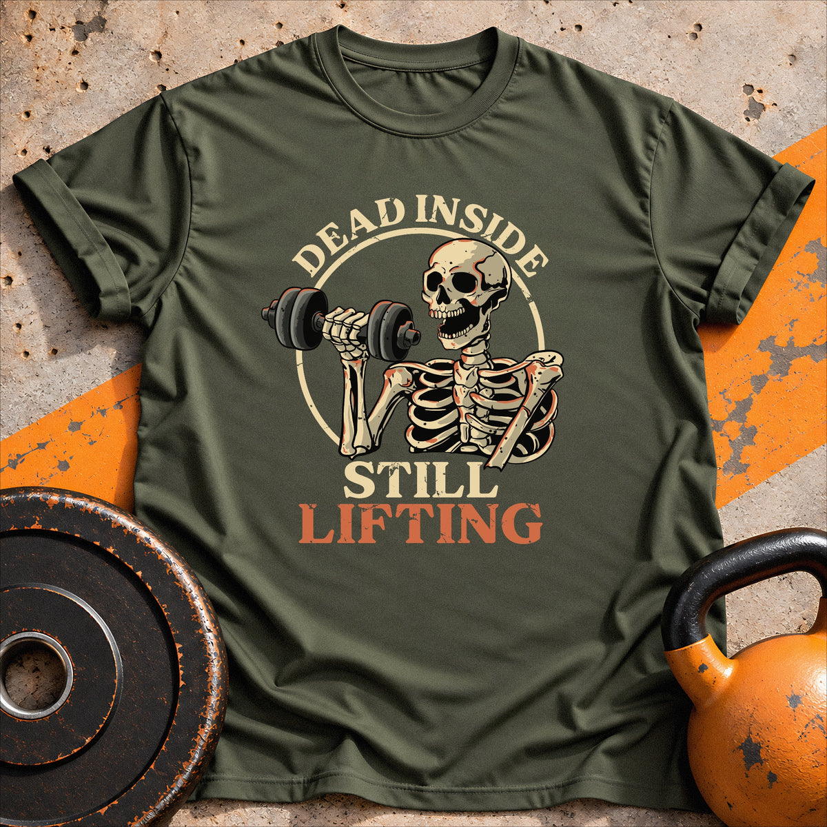 Dead Inside Still Lifting T-shirt