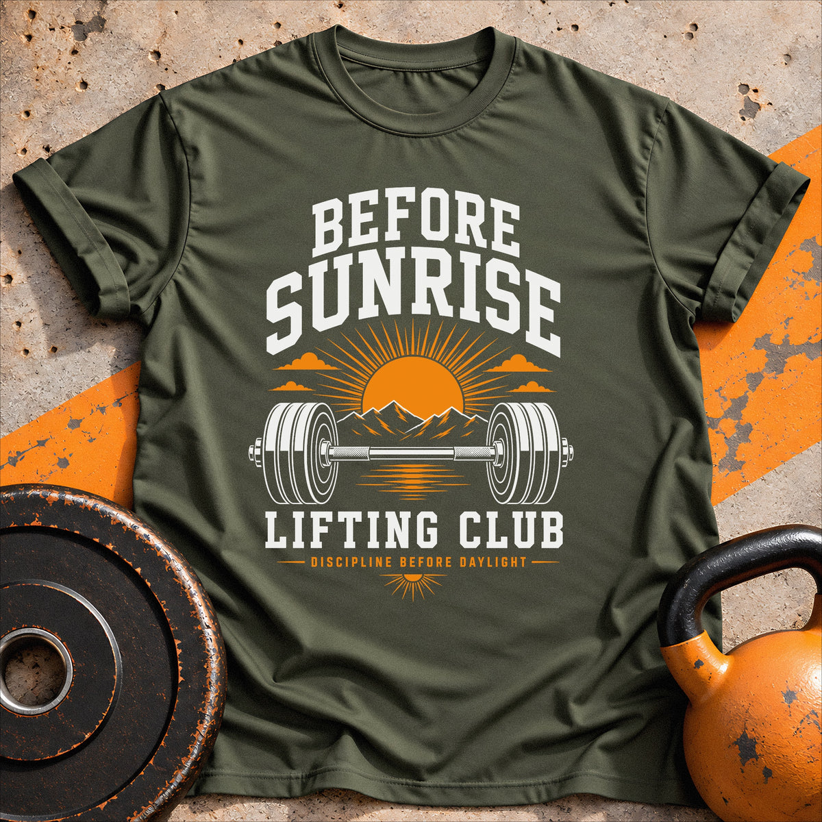 Before Sunrise Lifting Club T-shirt