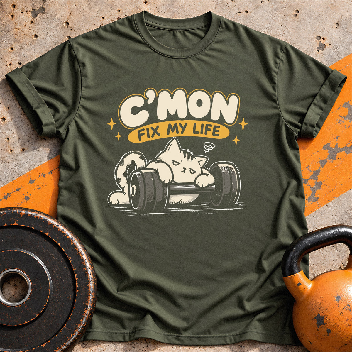 Fix My Life Cat T-shirt