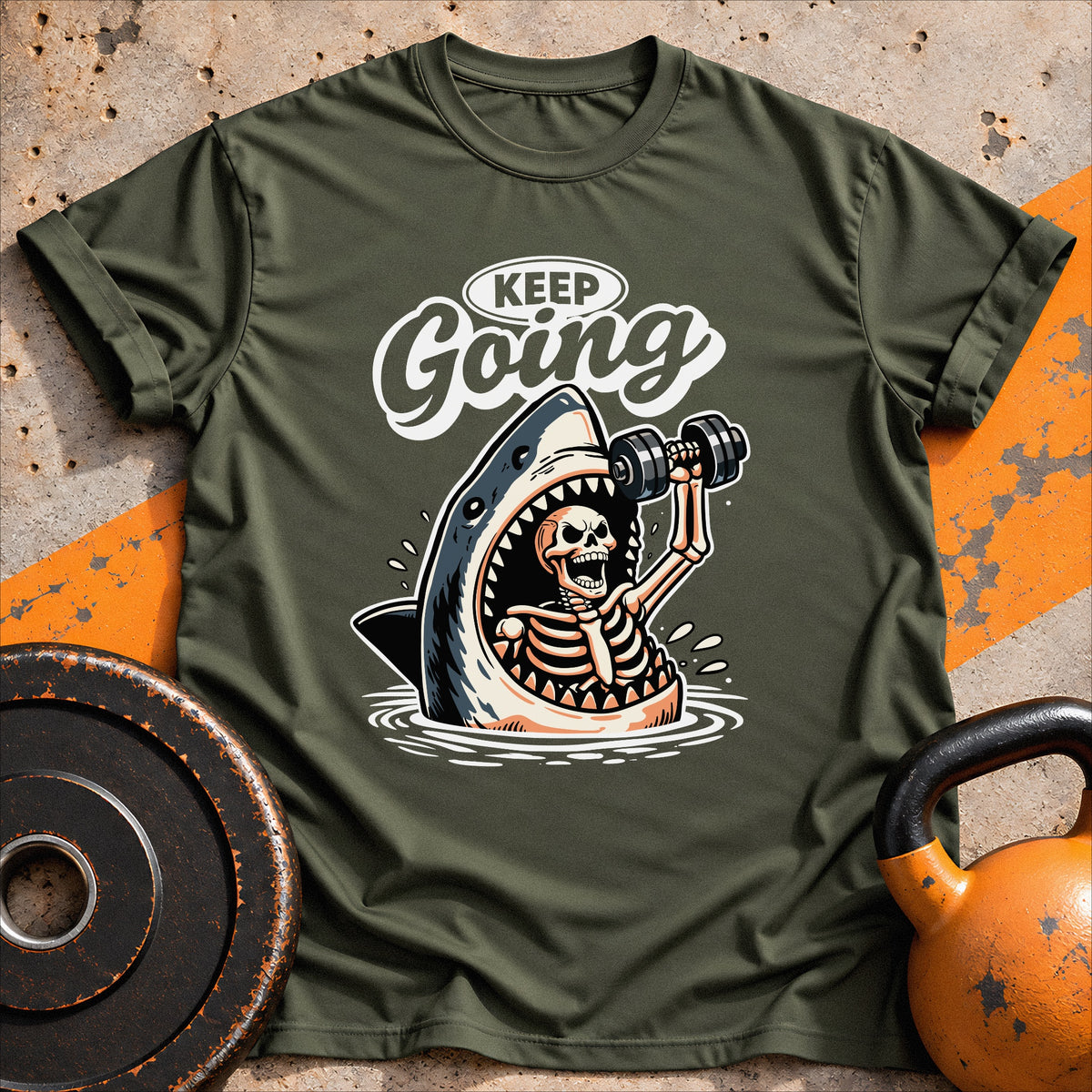 Keep Going Shark T-shirt
