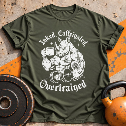 Inked, Caffeinated, Overtrained T-shirt