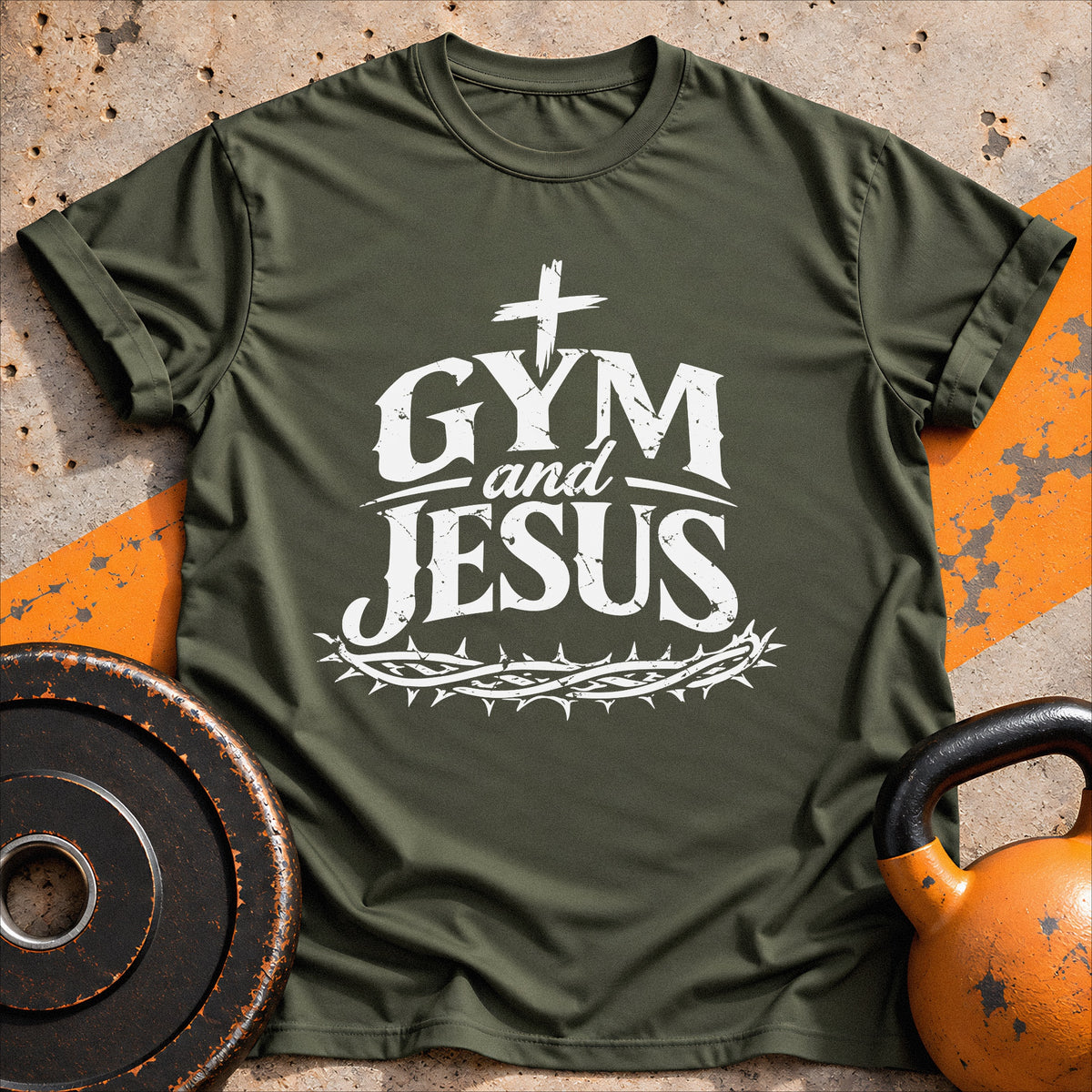 Gym And Jesus T-shirt