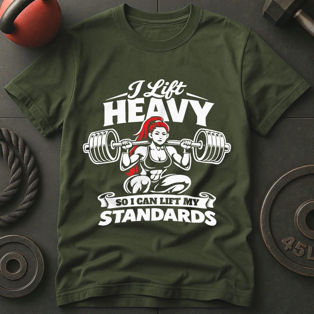 I Lift Heavy So I Can T-shirt