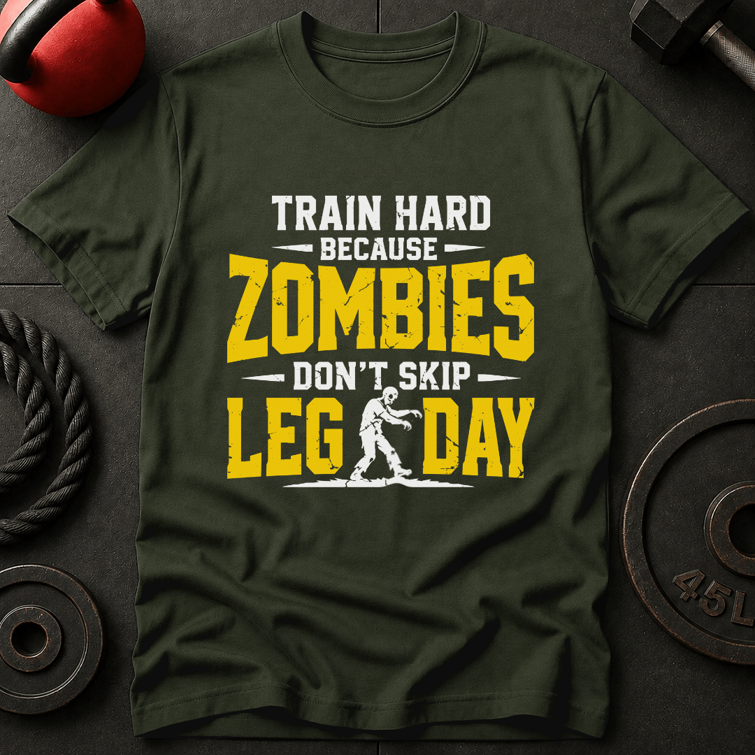 Train Hard Zombies T-shirt