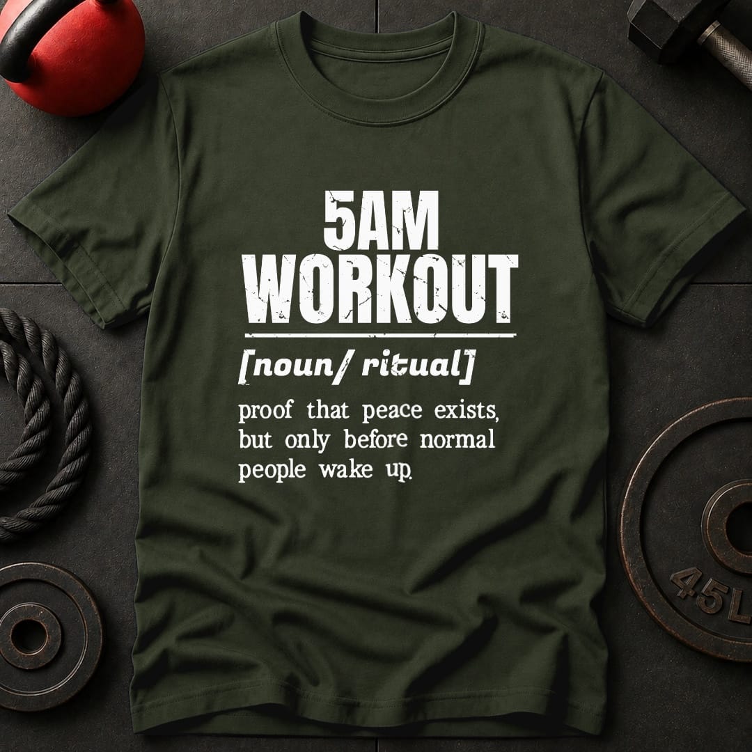 5AM Workout Vocabulary T-shirt