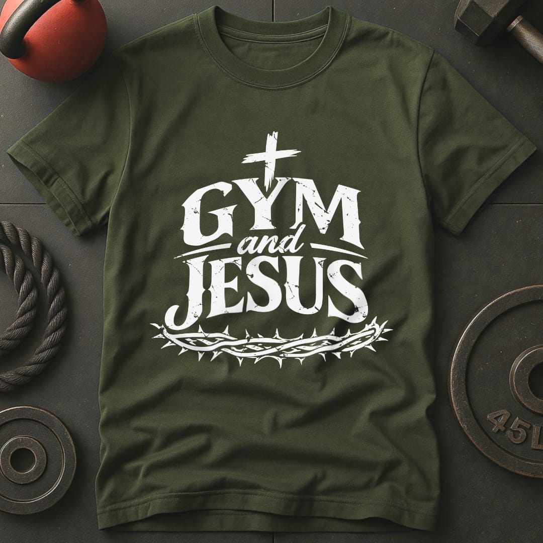 Gym And Jesus T-shirt