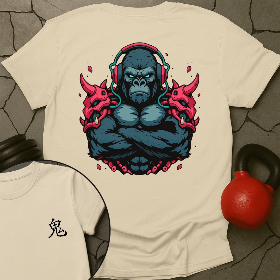 CyberPunk Oni Gorilla Gym T-Shirt