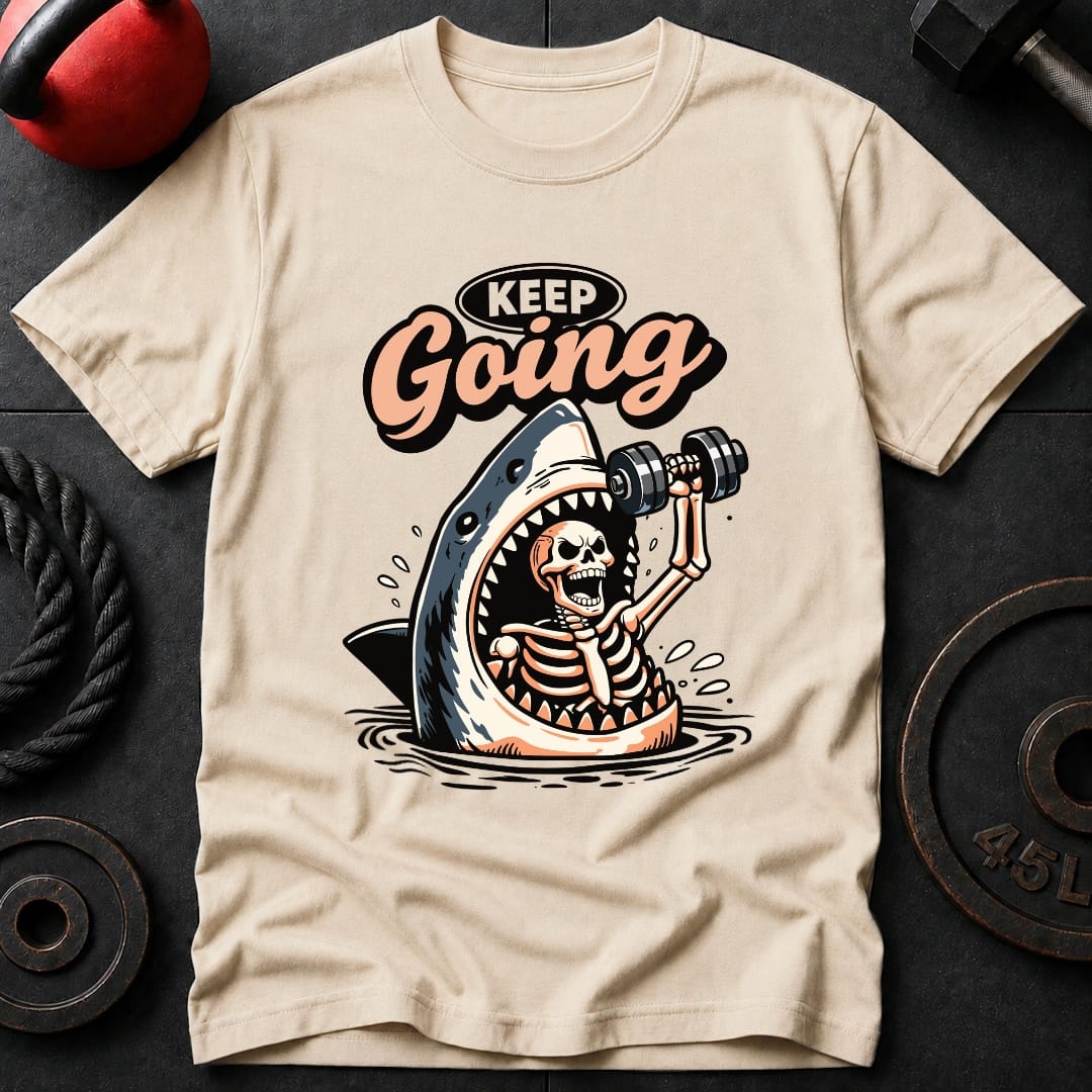 Keep Going Shark T-shirt