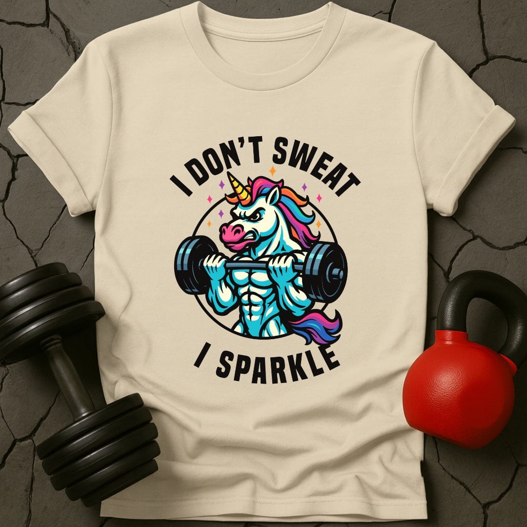 I Don't Sweat I Sparkle Unicorn T-Shirt