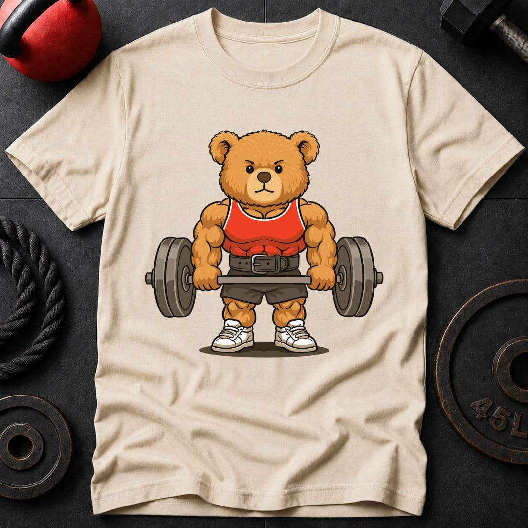 Teddy Bear Lifting Gym T-Shirt